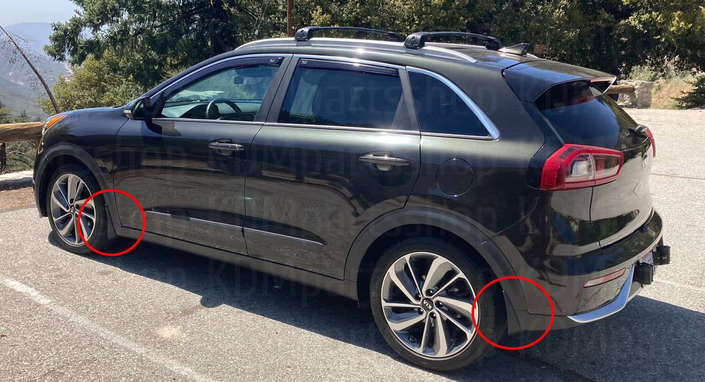 Kia Niro 2018-2019 Splash Guards